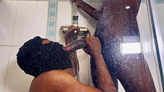 On Your Knees Gobble Monster Cock Deep Then Bent Over Wall for Brutal Hardcore Pounding