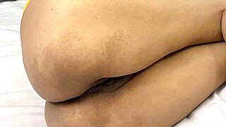 indian mommy bent over doggy gets ass licked and fucked hard!