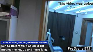 Night Shift Nurse Jewel Masturbates to Explosive Orgasm in Hospital