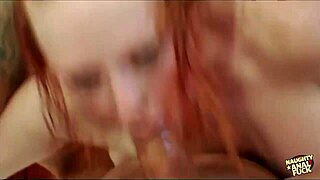 Sassy Redhead Takes Baseball Bat Anal Then Double Cock Easy