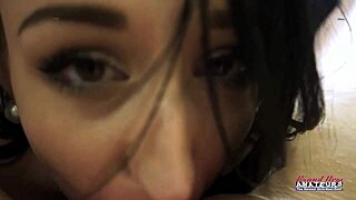 Hannah and Olyssia take turns sucking and riding one cock 😏