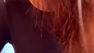 stepmom strokes her leaking milky tits to a shaking orgasm