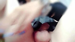 hot young ladyboy rubyqueen masturbates with anal toy penetration solo