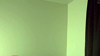 so the babysitter shows up at our apartment and things get steamy with flashing and wet pussy play