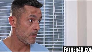 stepdad thrilled as tundra bike distracts girlfriend leaving her shaved pussy for hardcore pounding