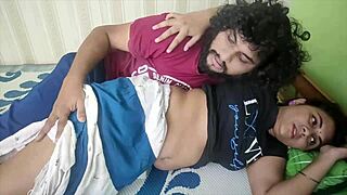 What if horny desi wife shares bed kisses turning into assplay massage with husband?