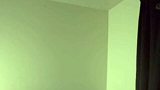 so the babysitter shows up at our apartment and things get steamy with flashing and wet pussy play