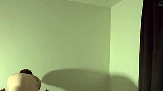 so the babysitter shows up at our apartment and things get steamy with flashing and wet pussy play