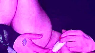 Dirty Goth MILF Raven Toys Her Pussy with Dildo