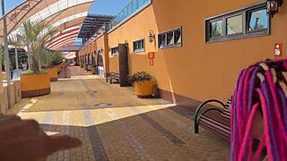 WOW CRAZY VACATION VIDEO WITH HARD SPANKING AND MOANING OUTDOOR TEEN BRUNETTE CUM COVERAGE