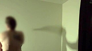 so the babysitter shows up at our apartment and things get steamy with flashing and wet pussy play