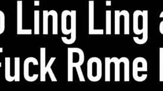 ling ling and christina take turns deepthroating rome majors bbc in live face fuck show