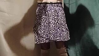 i'm your french slave maid bent over chained in public getting humiliated with dildo in asshole... oops exhib outdoor