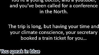 SHE'S RIDING THAT LEATHER DREAM COCK ON THE TRAIN! 🎟️🔥