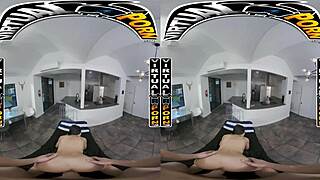virtual porn time with freya von doom getting an oily massage in pov style