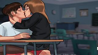 Summertimesaga - MILF TEACHER SAT ON TOP AND GAVE HER REWARD E1 55
