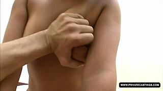 Does Teenie Eve Smile suck and fuck in POV?