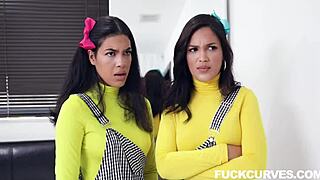 Stepsisters Maya Farrell Alina Belle Fuck Me Bent Over for Club Entry