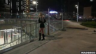 hey check out this young french blonde taking brutal anal while her cuckold boyfriend watches on facetime