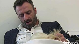 HARDCORE PASCAL POUNDS HOT DOCTOR'S FAT ASS IN OFFICE DOGGYSTYLE RIDE!