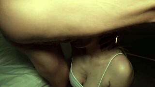 look at her jumping tits shake while she moans from wild orgasms!