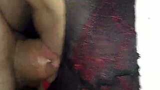 ex girlfriend sucks my monster cock in sexy stockings