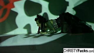 hey, check out christy mack playing with her ass and tight pussy like a pro
