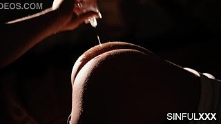 This brunette's perfect ass gets fucked so damn well!