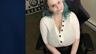 huge boobs on sexy bbw milf wife bouncing wild