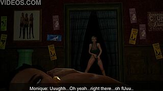 SST Ebony Milf Deepthroats Monster Cock at Triangle Club