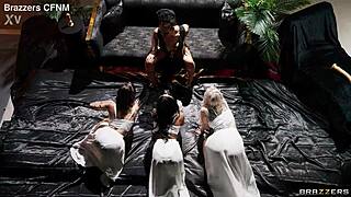 Kira Noir Ryan Reid Nichole Saphir Jesse Pony in Insane FOURSOME Fuckfest