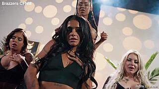 Kira Noir Ryan Reid Nichole Saphir Jesse Pony in Insane FOURSOME Fuckfest