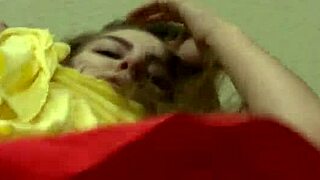 model brandi teases upskirt views of her jeweled plug and glistening lips