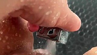 Arab teen stepsis strips teases and squirts wildly in los angeles shower