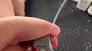 Arab teen stepsis strips teases and squirts wildly in los angeles shower