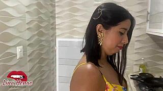 fetish puta masturbates with big cucumber insertion in wet slutty pussy outdoors squirts for miami lover