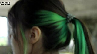 sexy athletic brunette gets horny outdoor pussy closeup