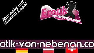 Chubby German Teen Next Door Cheats with Neighbor Hard!
