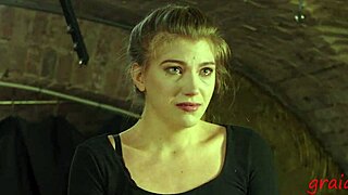 new girl in casting breaks down crying from brutal spanking 😢💥