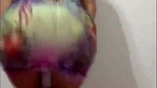 sexy twerk girl shakes ass in teasing dance moves