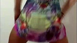 sexy twerk girl shakes ass in teasing dance moves