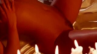 Vanessa Gleason Plays Natural Tits in Church