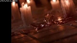 Vanessa Gleason Plays Natural Tits in Church