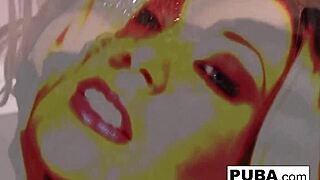 two gorgeous redhead pornstars dive into steamy three-way lesbian play