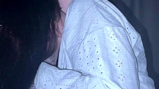 Passionate lesbians kiss lick rough pussies in homemade party frenzy