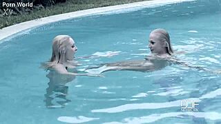 three girls lick and finger shaved pussies to climax