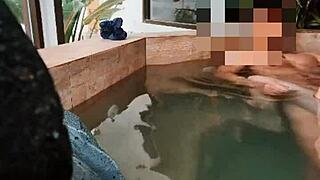 wife consoles her husband's friend in intimate home moment