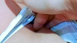 i finger my pretty pink shaved pussy in office bathroom till i cum hard