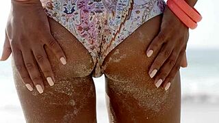 non nude sweet babes on beach in bikinis - music to stroke by