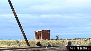 ever wonder what petite hairy teen does alone in old rail car?